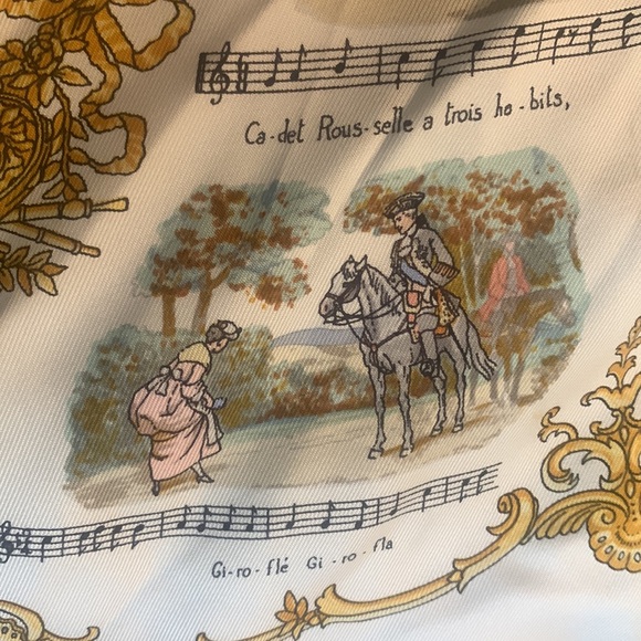 Hermes pocket scarf/ neck scarf small - Picture 5 of 7